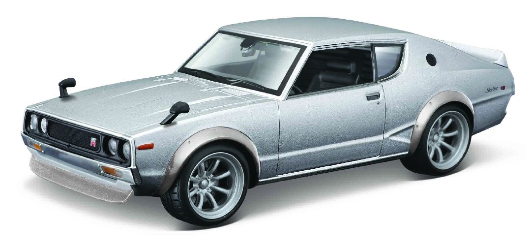 Maisto 1/24 Des AL 1973 Nissan Skyline 2000GT-R (Silver)