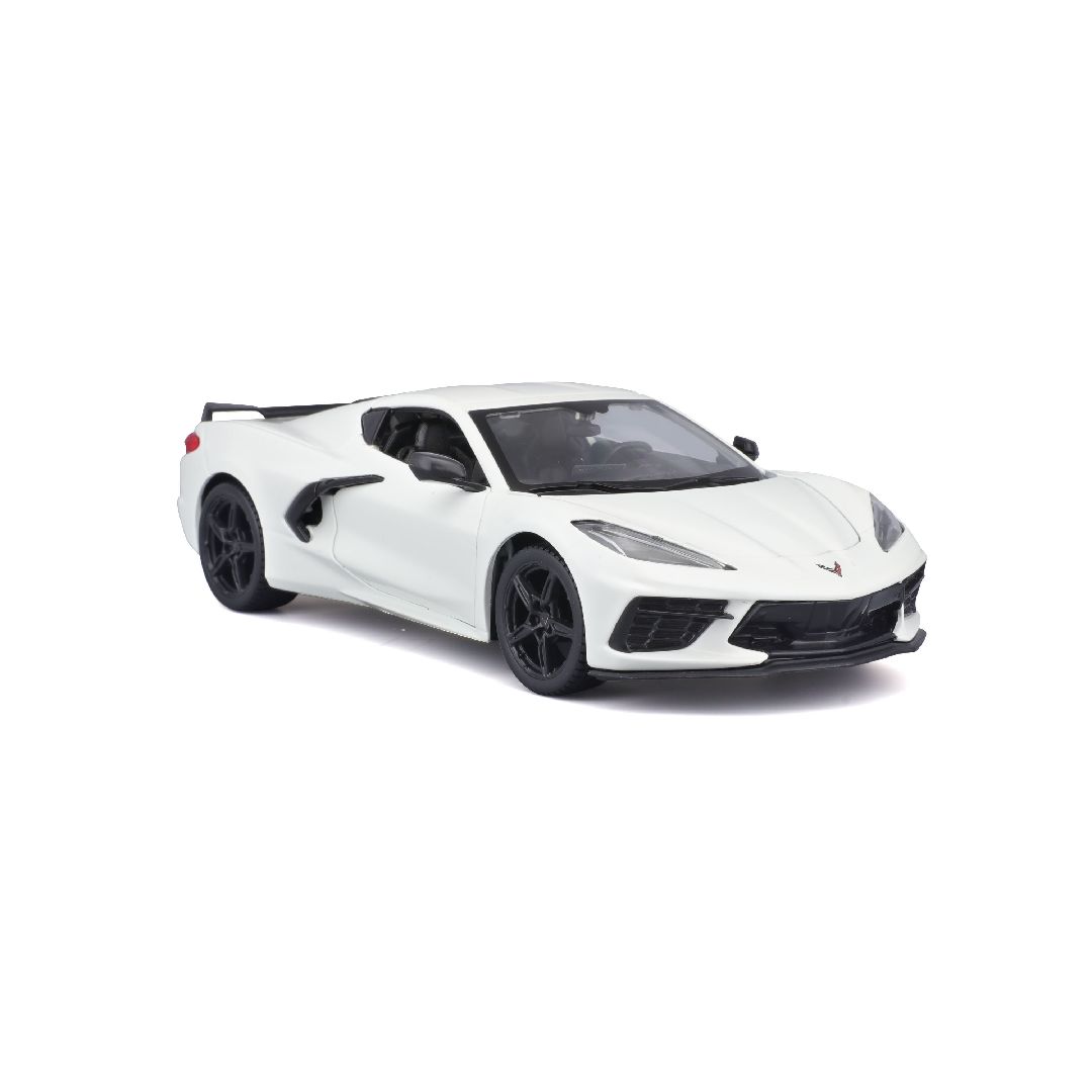 Maisto 1/24 AL 2020 Chevrolet Corvette Stingray Coupe (White)