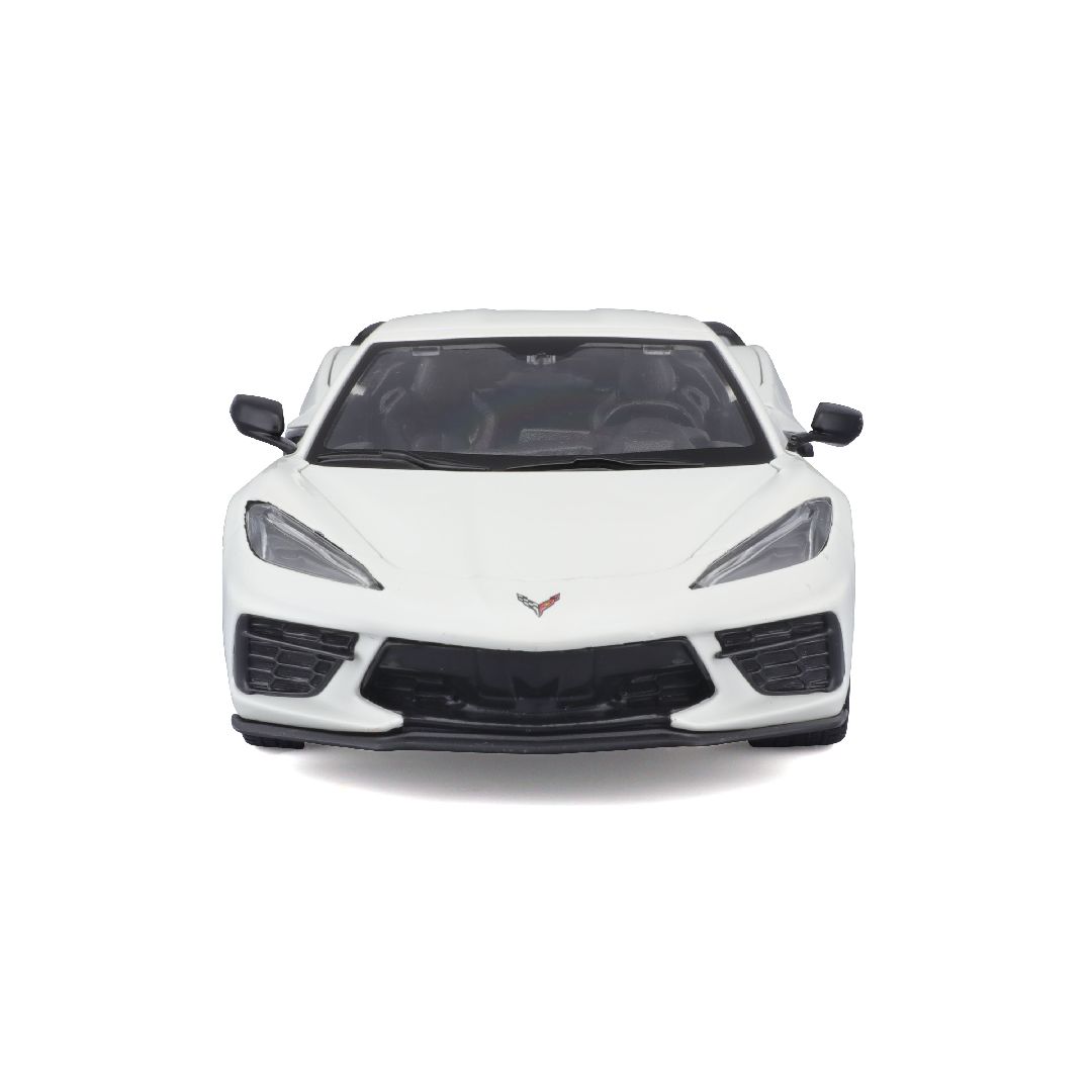 Maisto 1/24 AL 2020 Chevrolet Corvette Stingray Coupe (White)