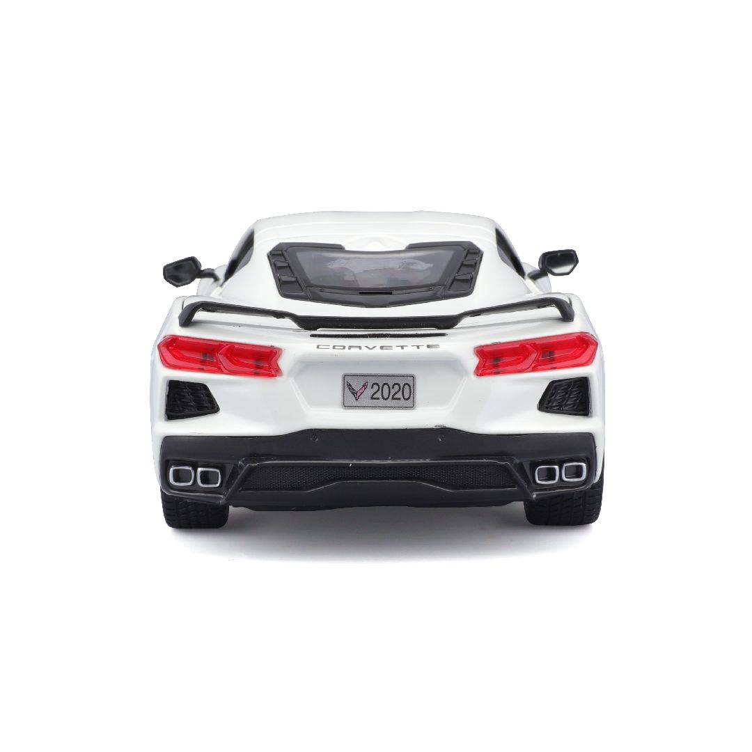 Maisto 1/24 AL 2020 Chevrolet Corvette Stingray Coupe (White)