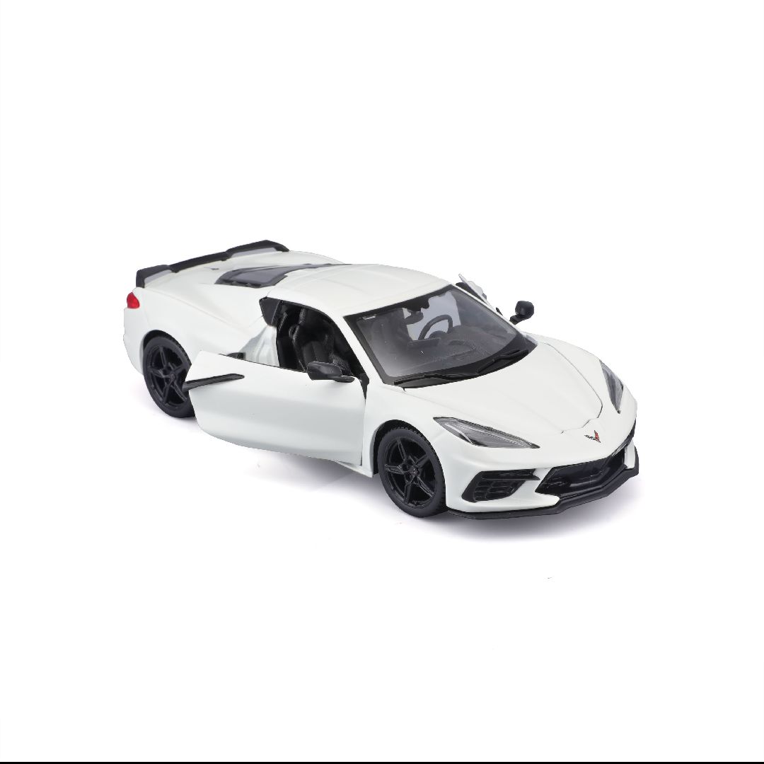 Maisto 1/24 AL 2020 Chevrolet Corvette Stingray Coupe (White)