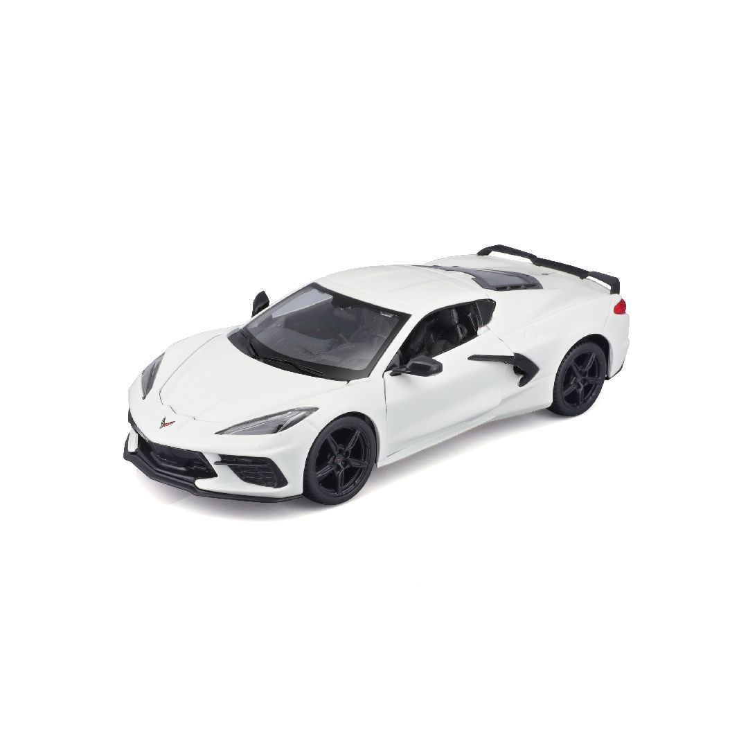 Maisto 1/24 AL 2020 Chevrolet Corvette Stingray Coupe (White)