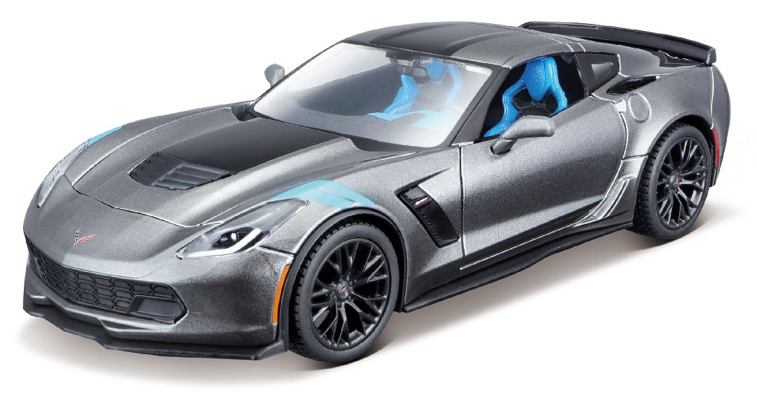 Maisto 1/24 AL 2017 Chevrolet Corvette Grand Sport (Grey)