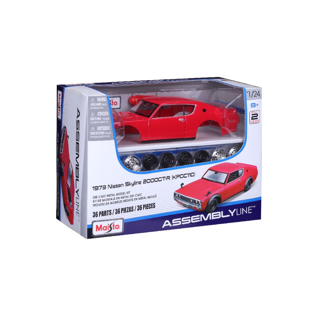Maisto 1/24 AL 1973 Nissan Skyline 2000GT-R (Red)