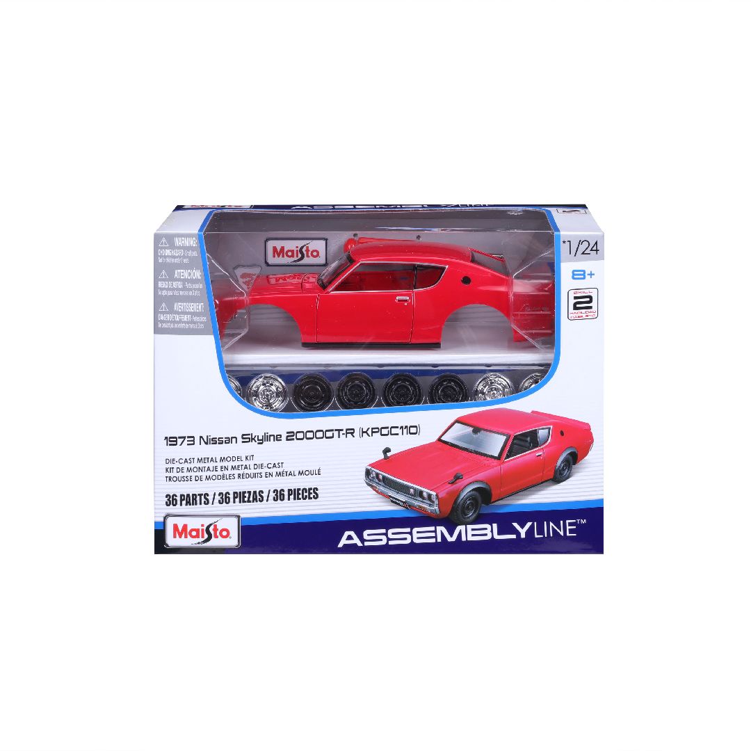 Maisto 1/24 AL 1973 Nissan Skyline 2000GT-R (Red)