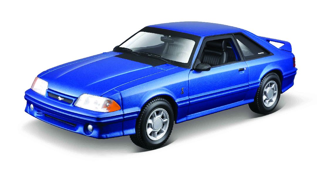 Maisto 1/24 AL 1993 Ford Mustang SVT Cobra (Metallic Blue)