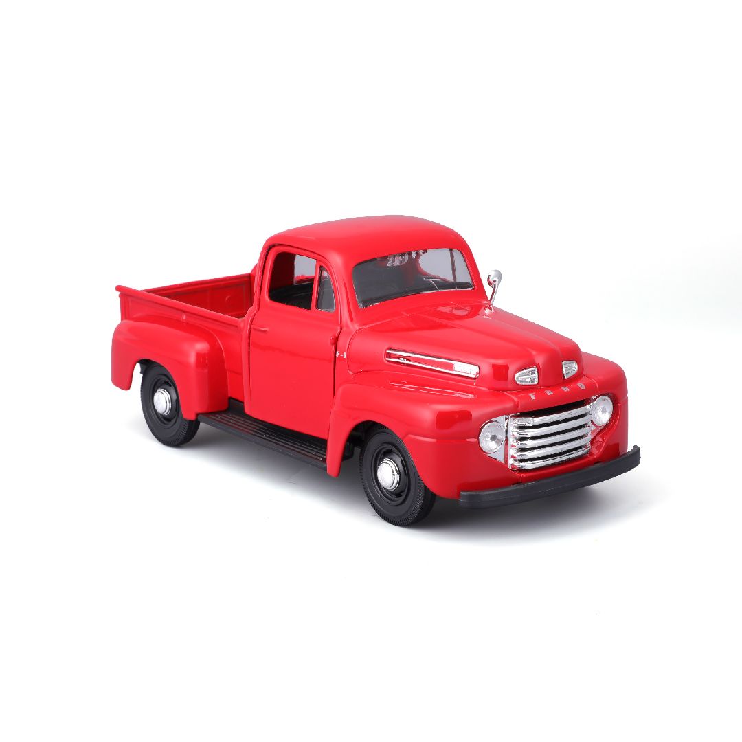 Maisto 1/24 AL 1948 Ford F-1 Pick-up (Red) - Click Image to Close