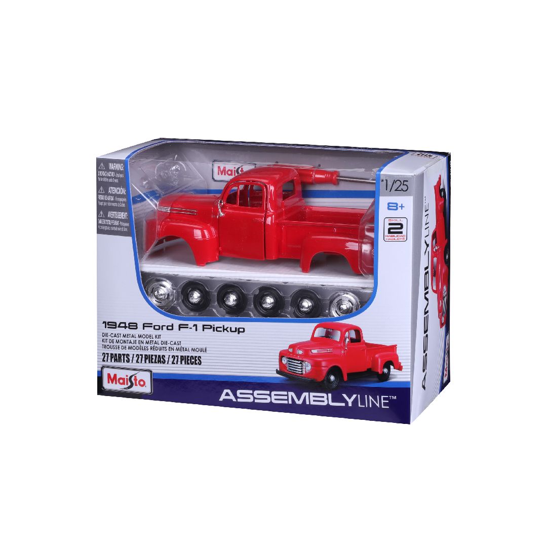 Maisto 1/24 AL 1948 Ford F-1 Pick-up (Red)