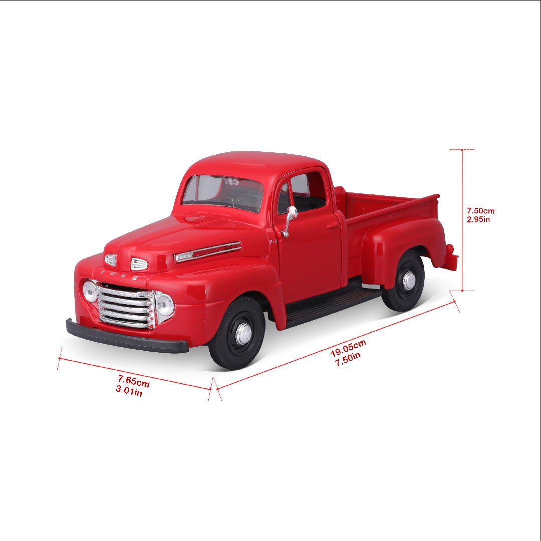 Maisto 1/24 AL 1948 Ford F-1 Pick-up (Red)