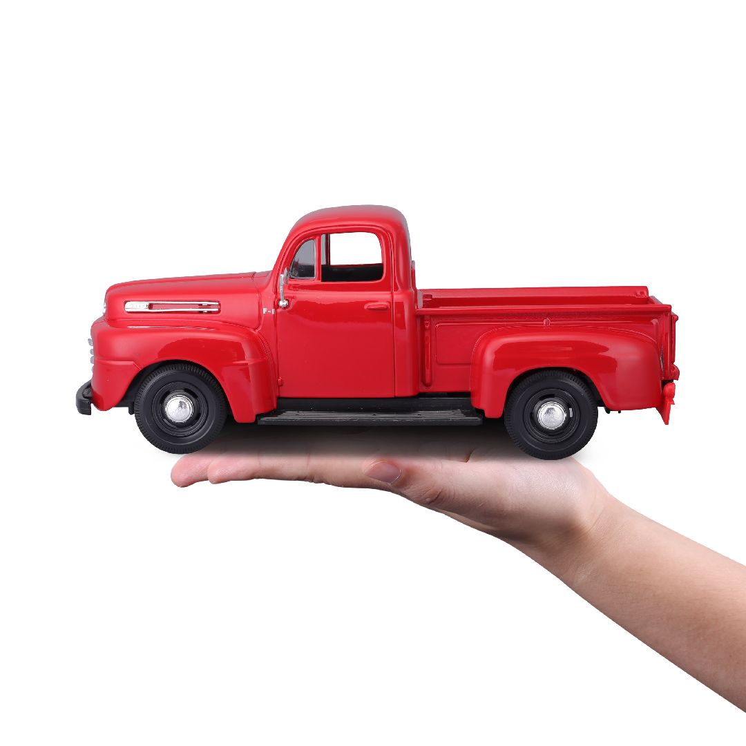 Maisto 1/24 AL 1948 Ford F-1 Pick-up (Red) - Click Image to Close