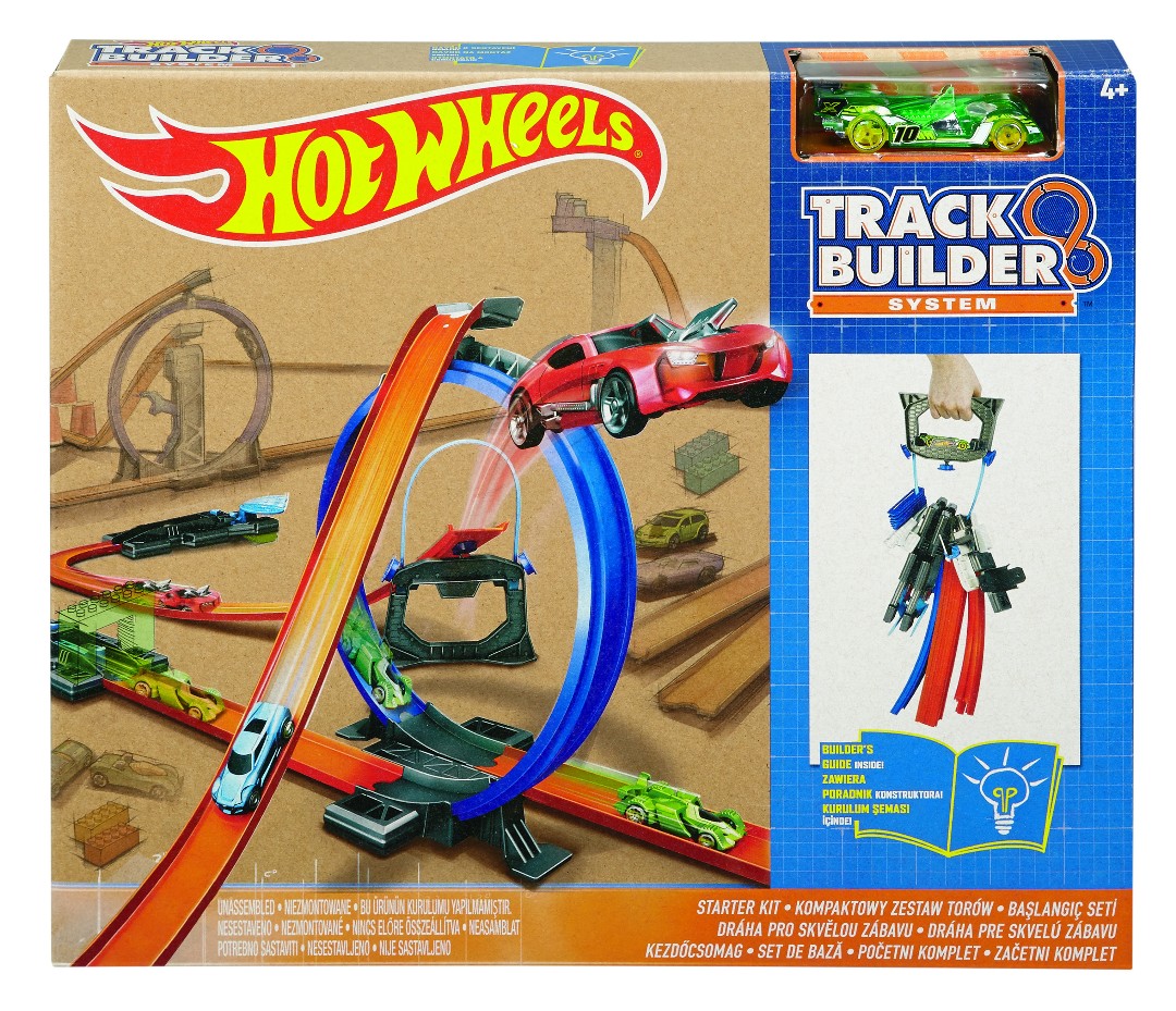 Hot Wheels Track Builder Starter Kit Play Set (1)
