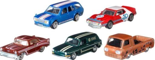 Hot Wheels 50th Anniversary Premium Collector Favorites (10 Pkg/Box)
