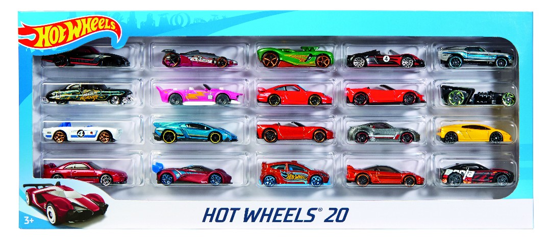 Hot Wheels 20 Car Pack Assortment (6 Pkg/Box)