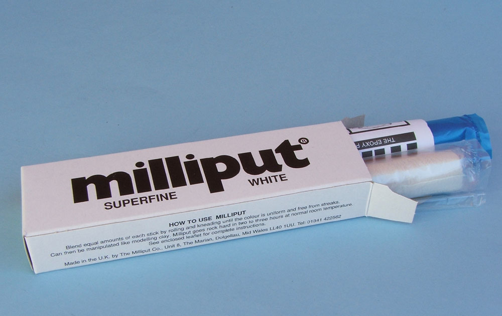Milliput Superfine White Two Part Epoxy Putty (10)