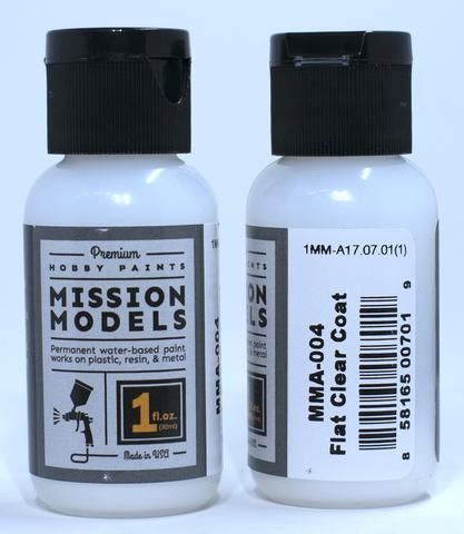 Mission Models Flat Coat Clear 1oz (30ml) (1) - Click Image to Close