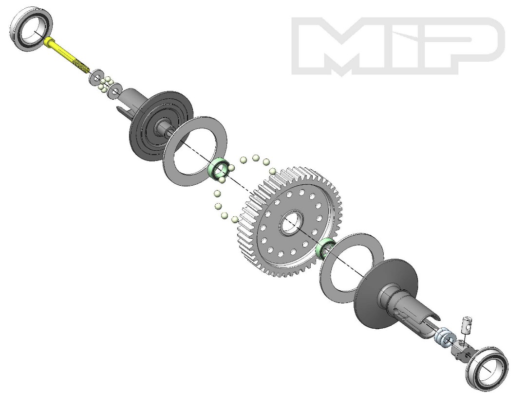 MIP Super Ball Diff, Tamiya Blackfoot/ Monster Beetle