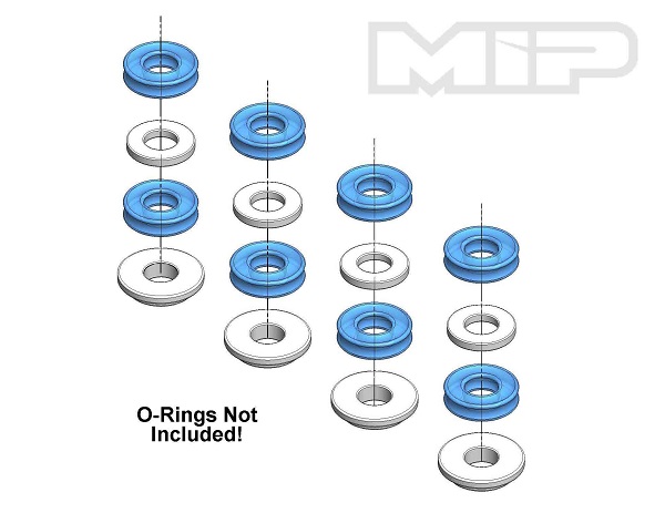 MIP Shock Cartridge Spacer Kit, Tekno EB410