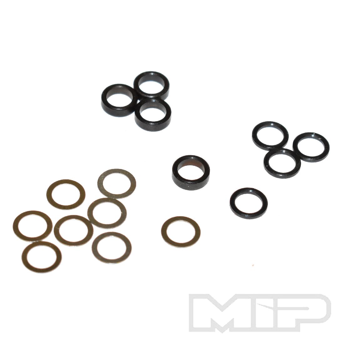 MIP 5mm Steel Spacer Kit, .25mm, 1.0mm, & 2.3mm