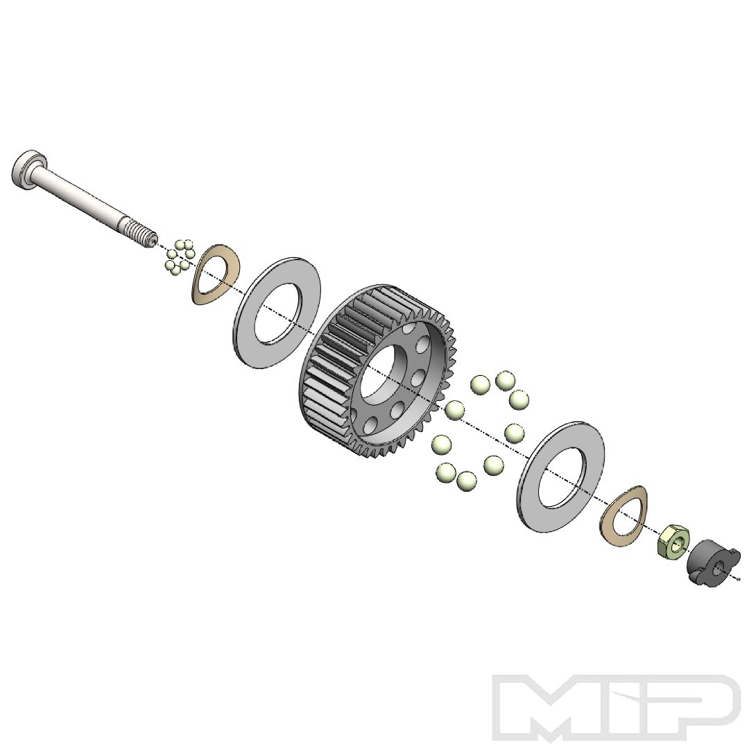 MIP Rebuild Kit, Losi Mini-T/B 2.0 Series Ball Diff - Click Image to Close