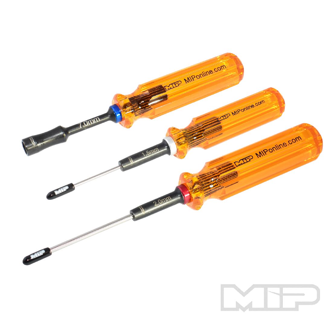 MIP Wrench Set Gen 2, 1.5 &2.0mm Hex & 7.0mm Nut Driver