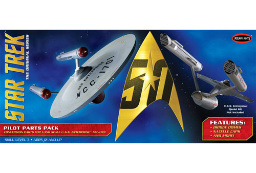 Star Trek TOS U.S.S. Enterprise Pilot Parts Pack (Upgrades to kits POL880 & POL938) 1/350