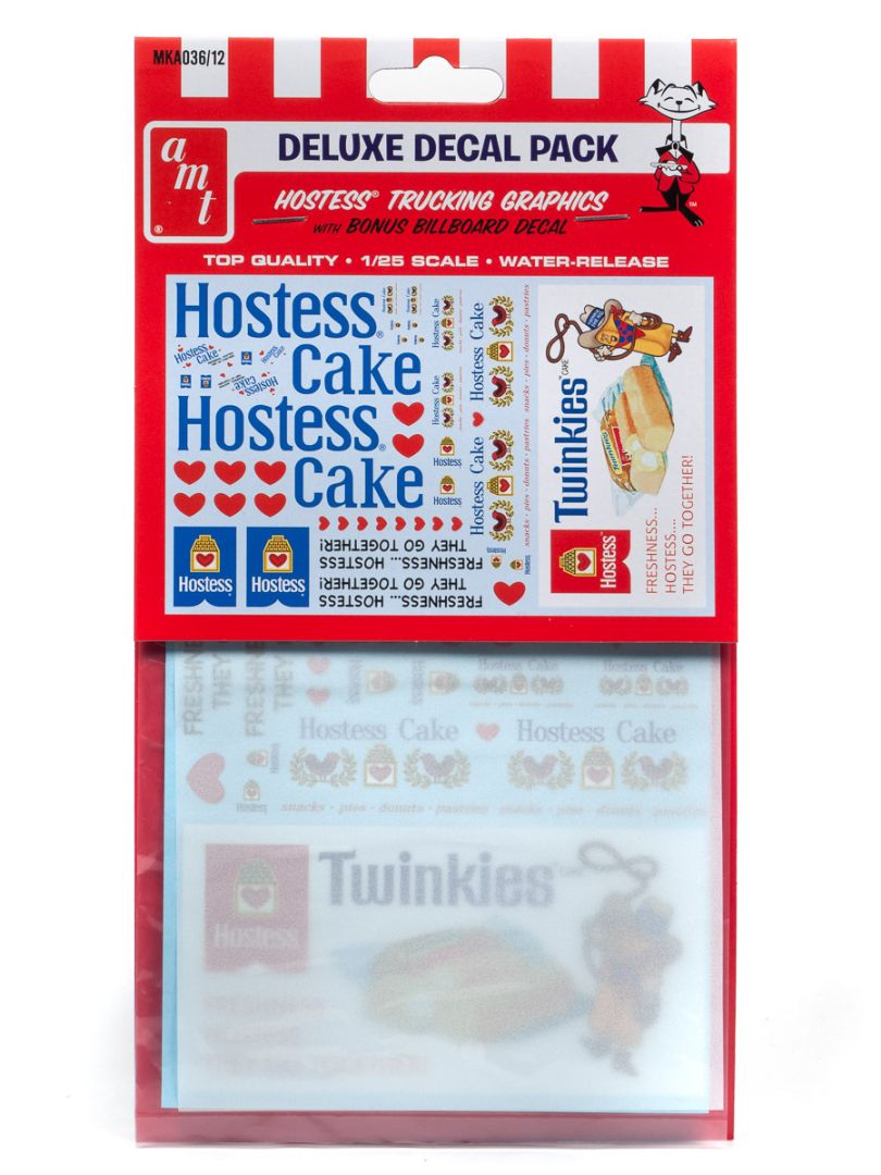 Hostess Trucking Decal Pack (Can be used on any 1/25 scale truc - Click Image to Close