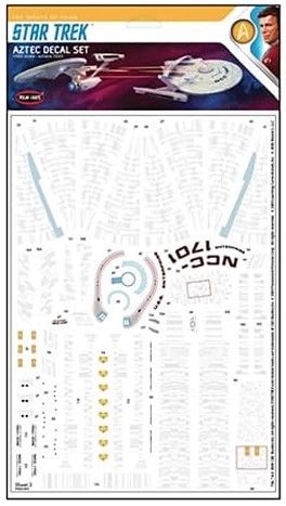 MKA Star Trek Aztec Decal Set (For Enterprise and Reliant Kits) - Click Image to Close
