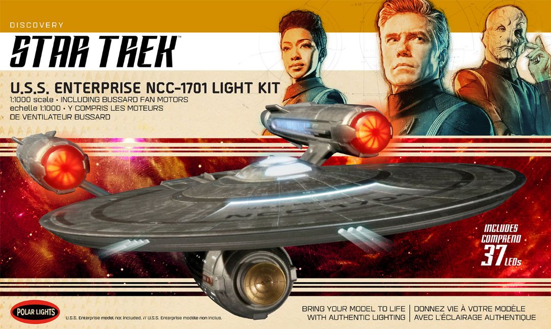 MKA 1/1000 Star Trek Discovery U.S.S. Enterprise Light Kit