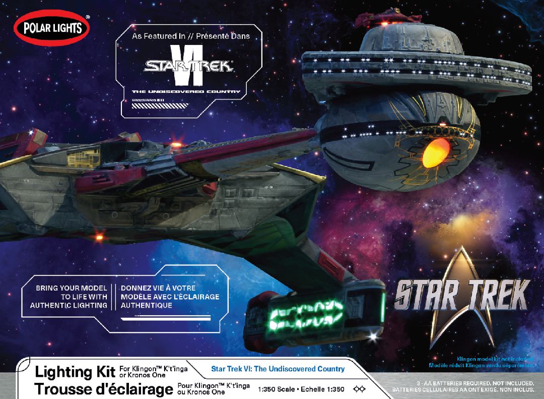 1/350 Star Trek 6: The Undiscovered Klingon K'ronos 1 Light Kit