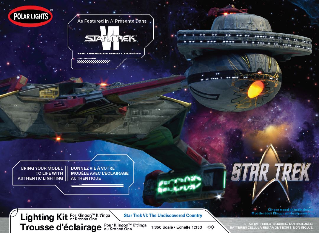 1/350 Star Trek 6: The Undiscovered Klingon K'ronos 1 Light Kit - Click Image to Close