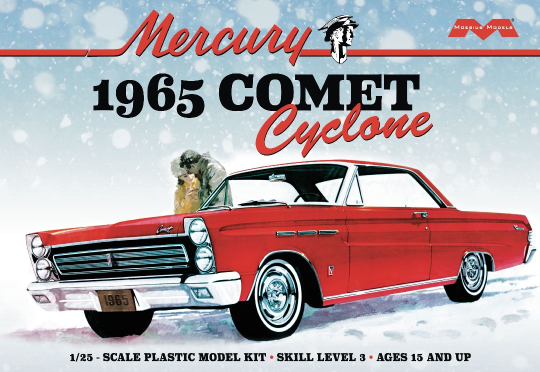 Moebius 1965 Mercury Comet Cyclone 1/25 Model Kit - Click Image to Close