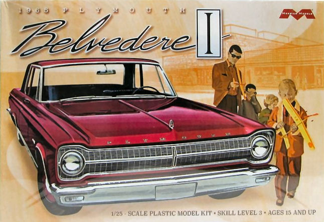 Moebius 1965 Plymouth Belvedere 1/25 Model Kit - Click Image to Close