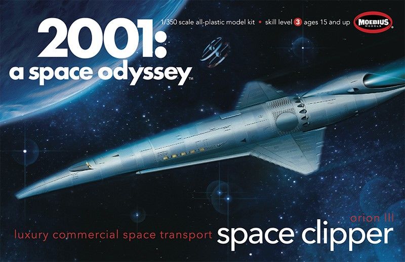 Moebius Orion III Space Clipper 1/350th Scale - Click Image to Close