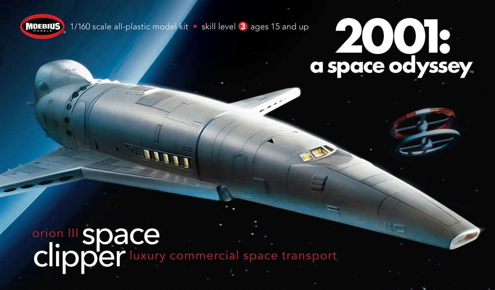 Moebius 2001 Space Clipper Orion 1/144 Model Kit - Click Image to Close