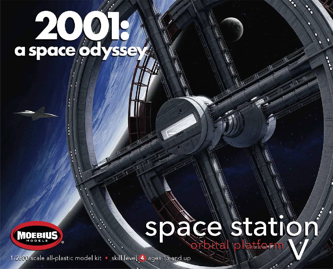 Moebius 2001: Space Station 1/2600 Model Kit