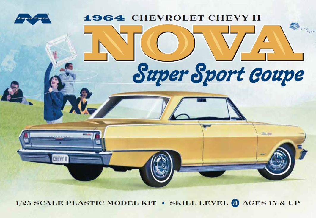 Moebius 1964 Chevy Nova Super Sport 1/25th Scale