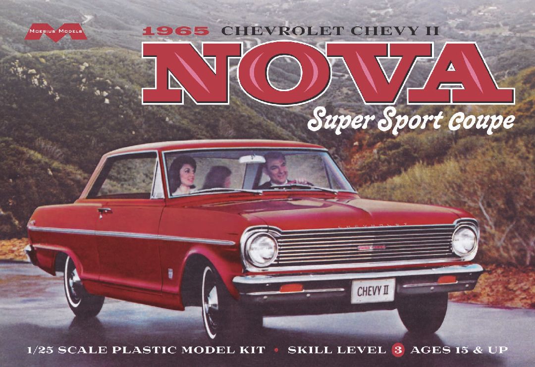 Moebius 1965 Chevy Nova Super Sport 1/25 Model Kit