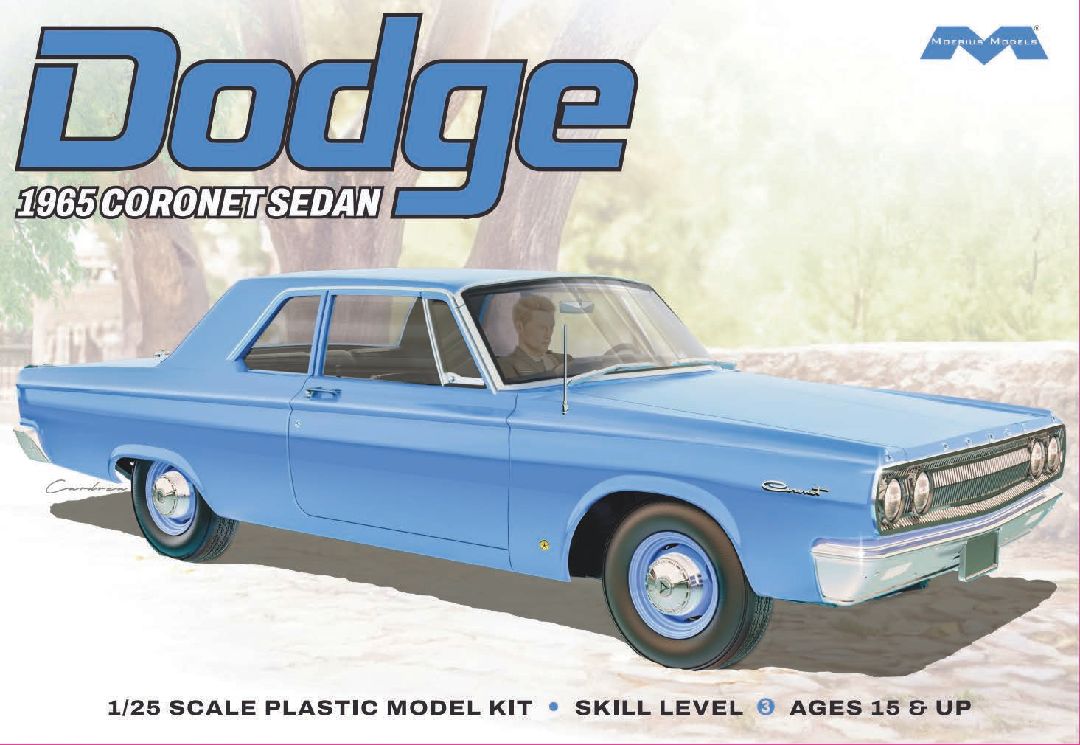 Moebius 1965 Dodge Coronet Sedan 1/25 Model Kit