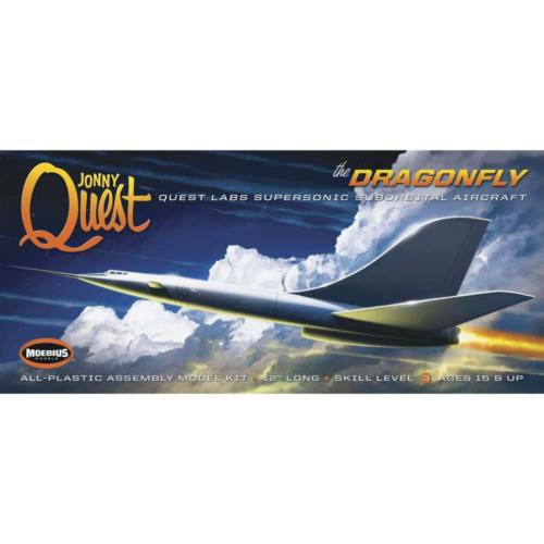 Moebius Jonny Quest Dragon Fly 1/144 Prefinished Model
