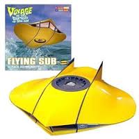 Moebius Voyage To The Bottom of the Sea Flying Sub Rev 1/32 - Click Image to Close
