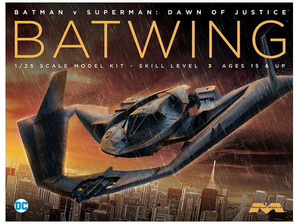 Moebius Batman vs Superman - Batplane 1/25 Model Kit