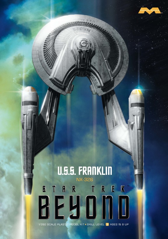 Moebius Star Trek Beyond: USS Franklin 1/350 Model Kit - Click Image to Close