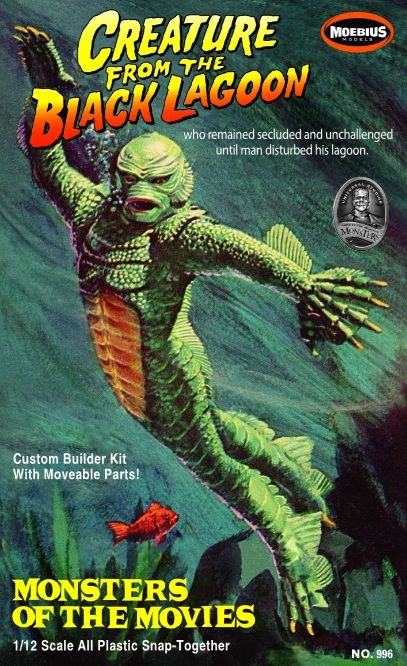 Moebius MOTM Creature From The Black Lagoon 1/12 Model Kit