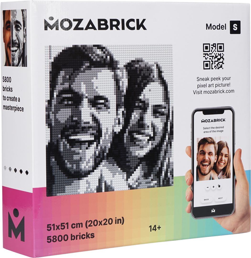 Mozabrick Small Set - 51x51cm (20x20") (5800 pieces) - Click Image to Close