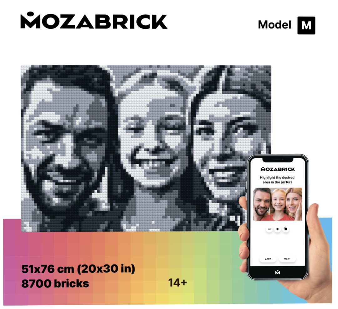 Mozabrick Medium Set - 51x76cm (20x30") (8700 pieces)