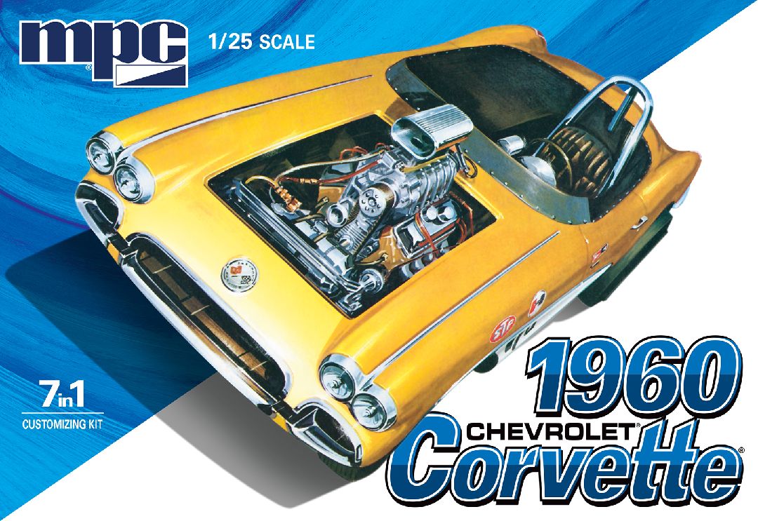MPC 1/25 1960 Chevy Corvette 7-in-1 Model Kit