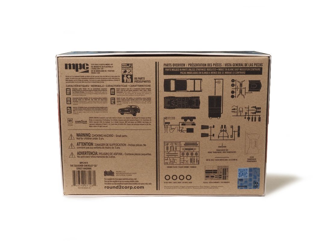MPC 1972 Chevelle SS 454 1/25 Model Kit (Level 2)