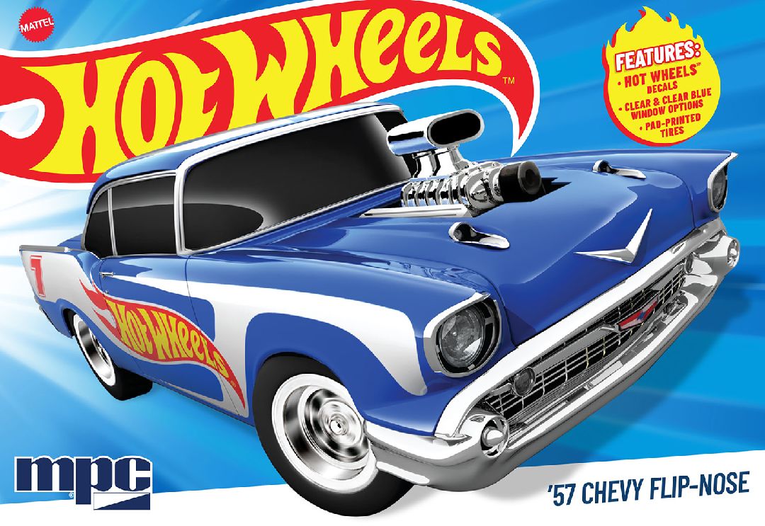MPC 1/25 1957 Chevy Sedan Flip Nose (Hot Wheels) (Level 2)