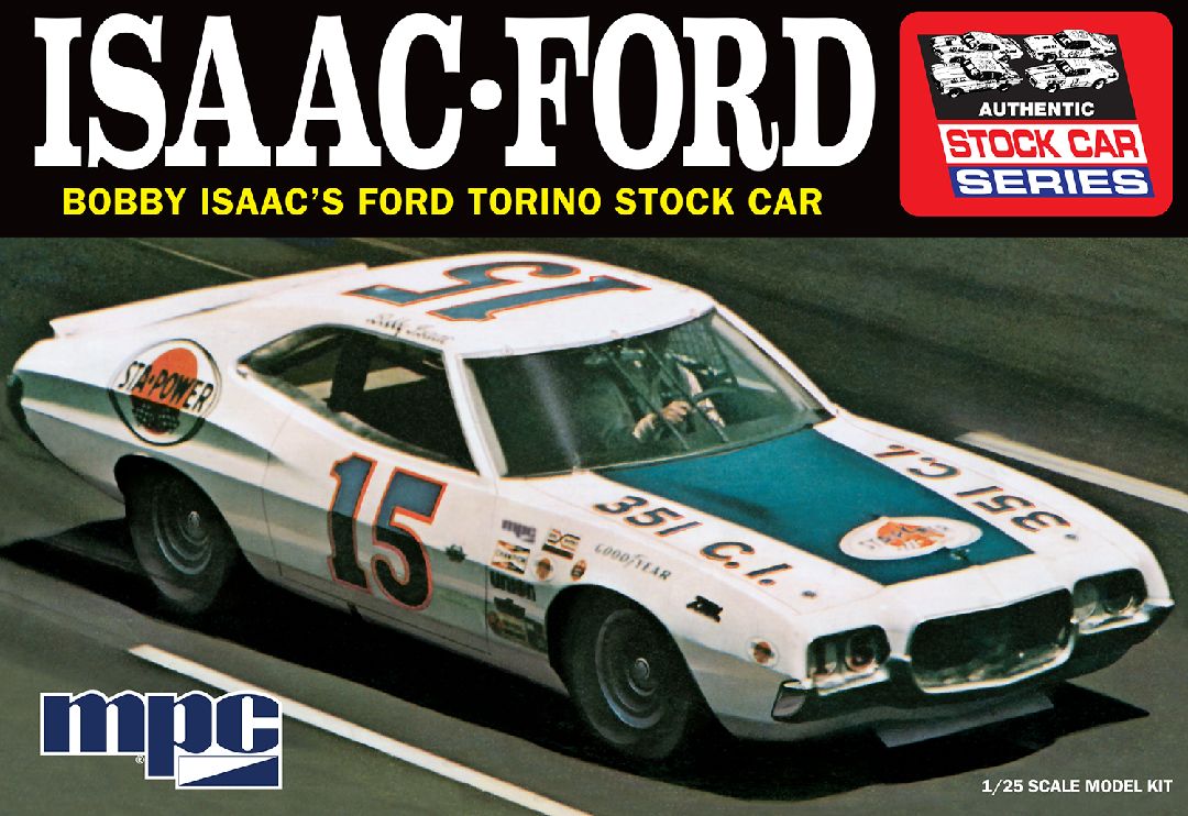 MPC 1/25 'Bobby Issac 1972 Ford Torino Stock Car Kit (Level 2)