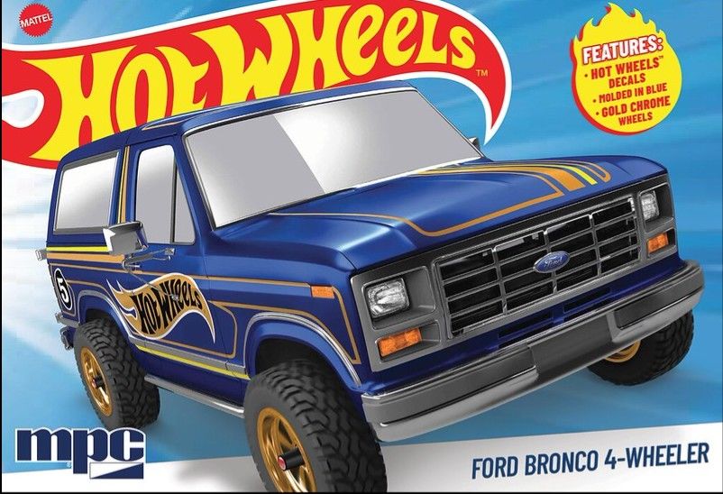 MPC 1982 Ford Bronco 4-Wheeler Hot Wheels 1/25 Model Kit